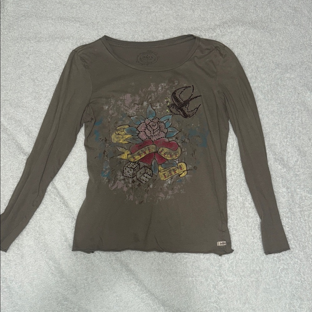 Women's Long Sleeve Graphic Top